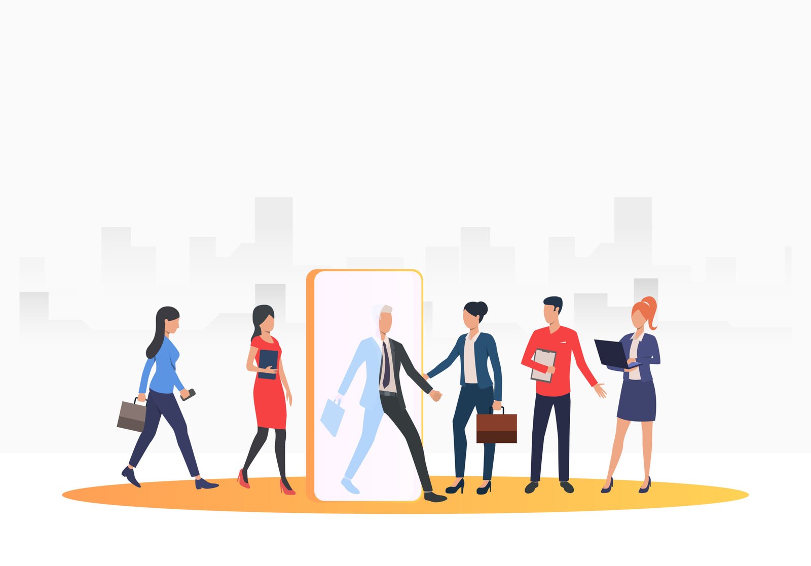 recruitment agency searching for job applicants